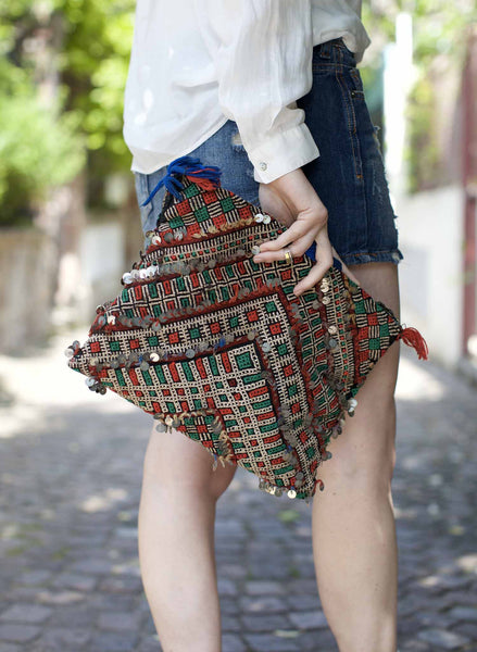 Pochette en Kilim ancien